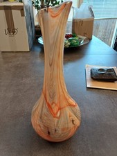 Vase Verre Soufflé  signé