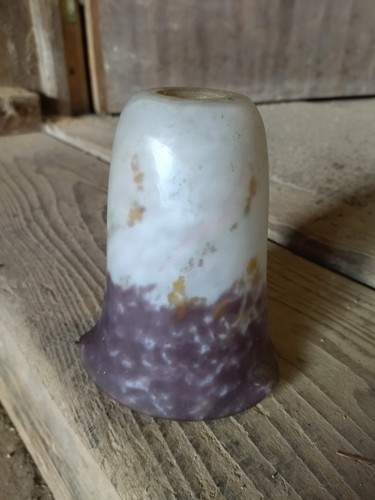 Tulipe pâte verre signé - de,
