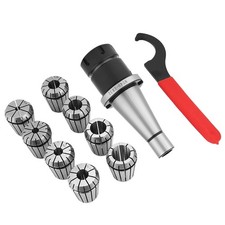 10pcs Set NT40-ER32 CNC Milling Chuck Holder Milling Workholding + 8pcs ER32