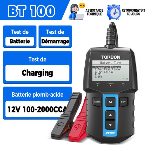 Topdon bt100 outil fiable - bt100,