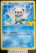 Carte Pokemon MOUSTILLON 21/25 MC DONALD'S 2021 Mc DO 25ans FR NEUF