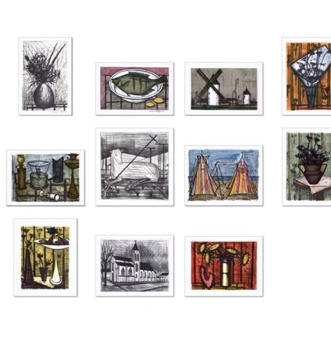 Bernard buffet lot de - :,