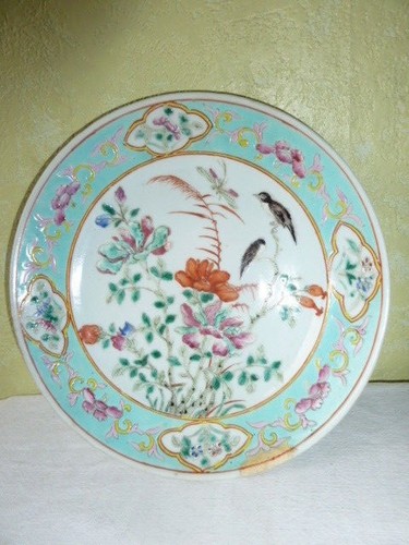Ancienne assiette porcelaine - ancienne,