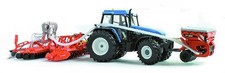 Miniature Tracteur 1:32 Replicagri KUHN BTF 4000 + HR4004 + TF1500 Modélisme