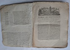 FEUILLE du CULTIVATEUR -