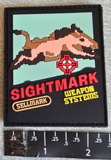 Sightmark Nintendo Weapon Optics PVC Hook Loop Morale Tactical Patch Shot Show