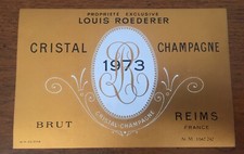 Une étiquette de champagne