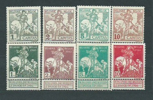 Belgique courrier 1910 yvert - 1910,