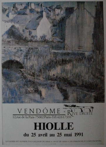 Affiche hiolle 1991 - affiche, exposition