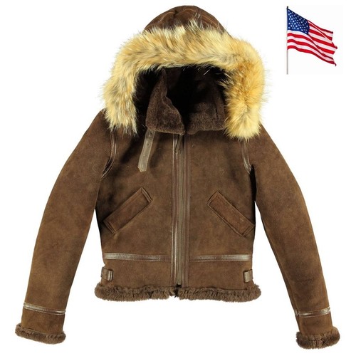 Blouson bombardier cuir - b3, en