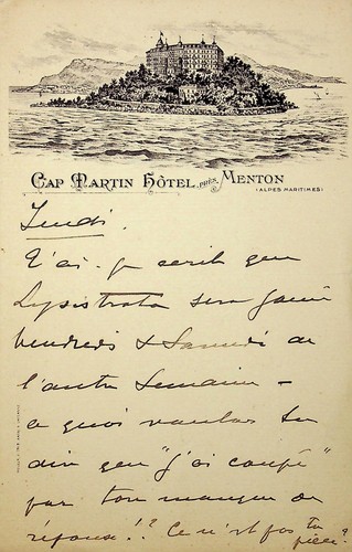 S lucien guitry - l.a.s,