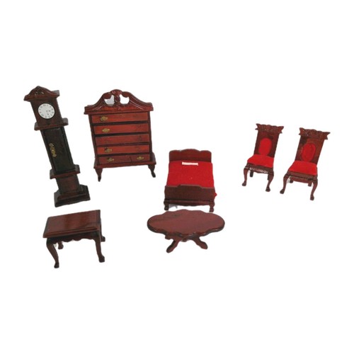 Doll house red - house, wood