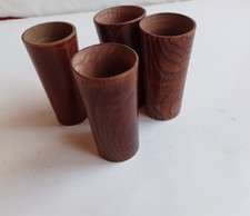 Lot de 4 Gobelets en bois pour