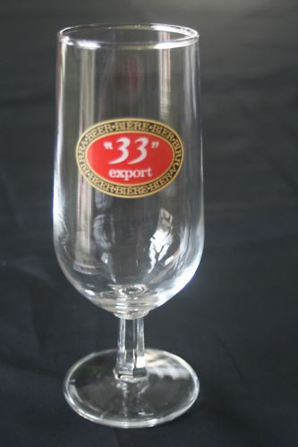 Verre bière publicitaire - a,