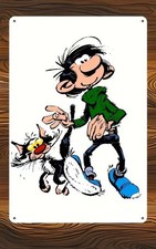 Plaque métal Gaston Lagaffe