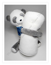 Peluche/Doudou Panda Gris