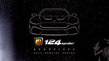 EA4021 Brochure Catalogue Prospekt Abarth 124 Spider Scorpione English