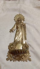 BENITIER  ANCIEN EN LAITON ET