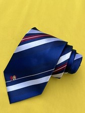 Authentic SUPER MARIO BROSS Nintendo Design On Blue 100% Polyester Necktie Tie