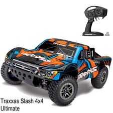 Traxxas TRX68077-4ORNG Slash 4X4 Ultimate RTR TQi TSM Orange 1/10 4WD