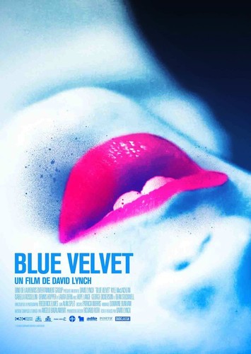 Blue velvet affiche cinéma - blue,
