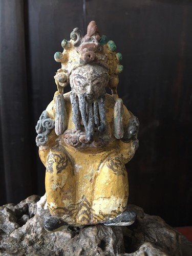 19th cent chinese ceramic - chinese, roof