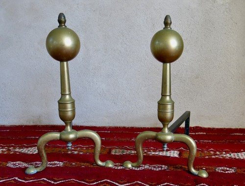 Chenets ancienne paire - chenets,, de