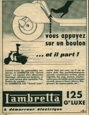 Publicité ancienne scooter Lambretta 1956 issue de magazine