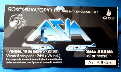 Ticket billet place - ticket, concert