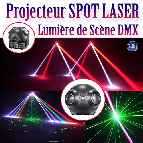 Projecteur laser dmx tête - dmx,