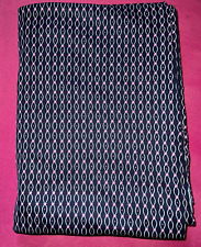 Tissu vintage jersey fond bleu