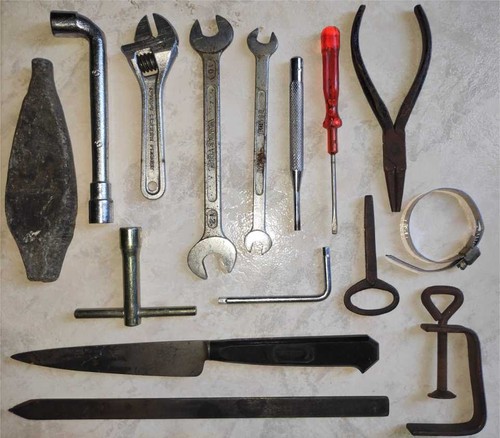 Lot outils divers anciens - divers,