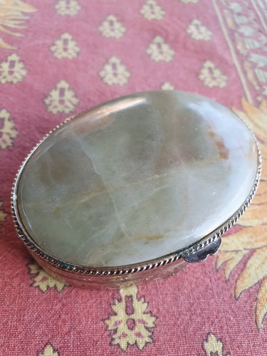 Boîte bijoux ovale - boîte, à