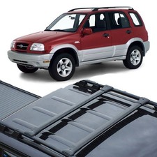for Suzuki Grand Vitara 2000-2005 Roof Rack Cross Bars Black pair Raised rails