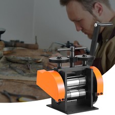 VEVOR Laminoir de Bijoutier Machine de Laminage Bijou 45 mm Engrenage 1 : 2,4