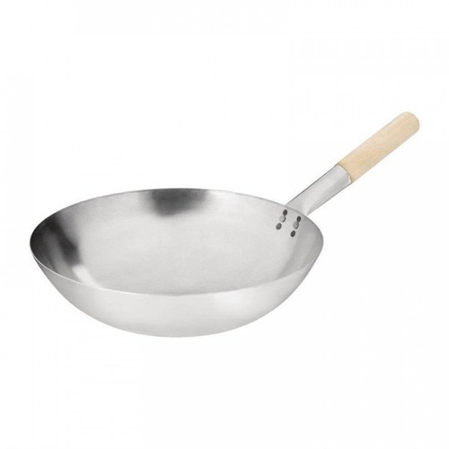 Wok acier doux 356 - acier, mm,