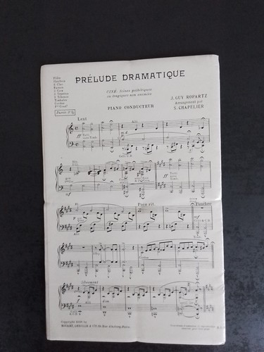 Partition ancienne piano - ancienne,
