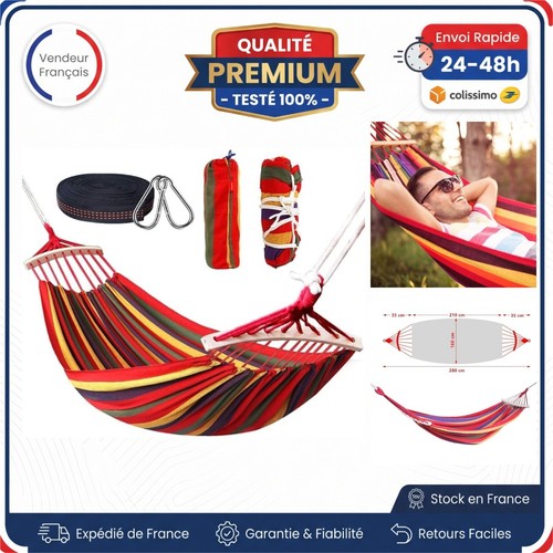 Hamac double coton 280 x - double,