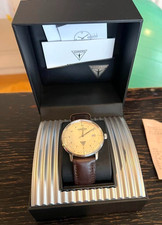 Dead Battery Junkers 6046 Men's Watch Ivory Dial Quartz Stainless Steel w/Box