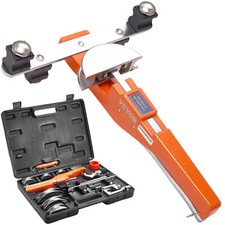 VEVOR Cintreuse Arbalète Cliquet Tube 6-22mm 90° Pliage Avant Arrière 7 Matrices