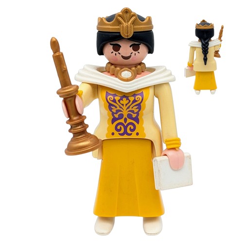 Playmobil femme robe jaune