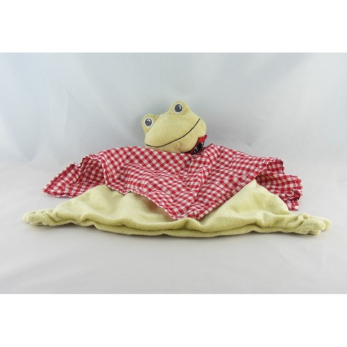 Doudou plat grenouille - , vert