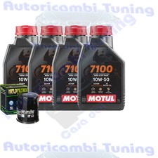 Set Entretien Huile Motul 7100 10W50 Pour Arctic Cat 650 Prowler 4x4 Auto 2008