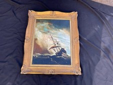 Cadre ancien en bois doré à