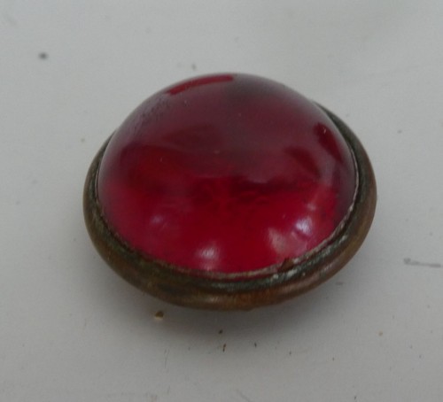 Ancienne verre rouge lampe - rouge, de