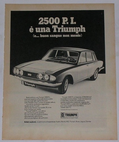 Advert pubblicità 1972 - advert,