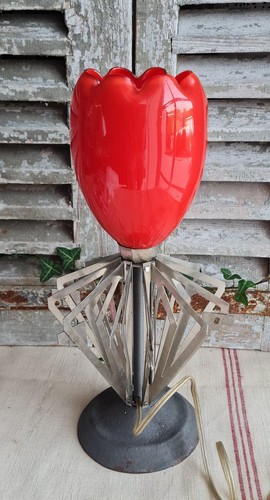 Ancienne lampe industrielle - lampe,