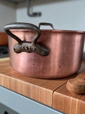 Falk Culinair Classical Range 24cm Copper Casserole with Cast Iron Handle