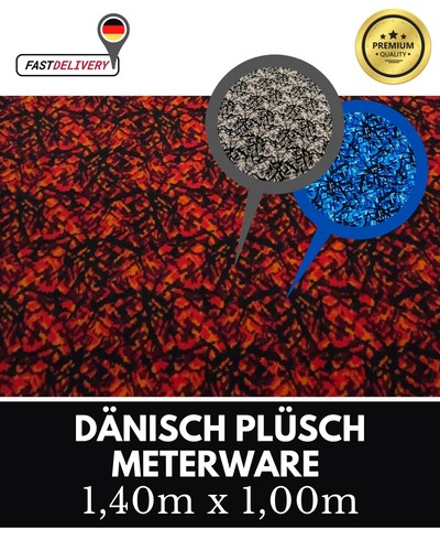 Danois peluche tissu - tissu, par