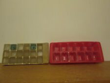 DESIGN LOT 1950 1960 2 ICE CUBES REFRIGERATOR VINTAGE RETRO STREAMLINE